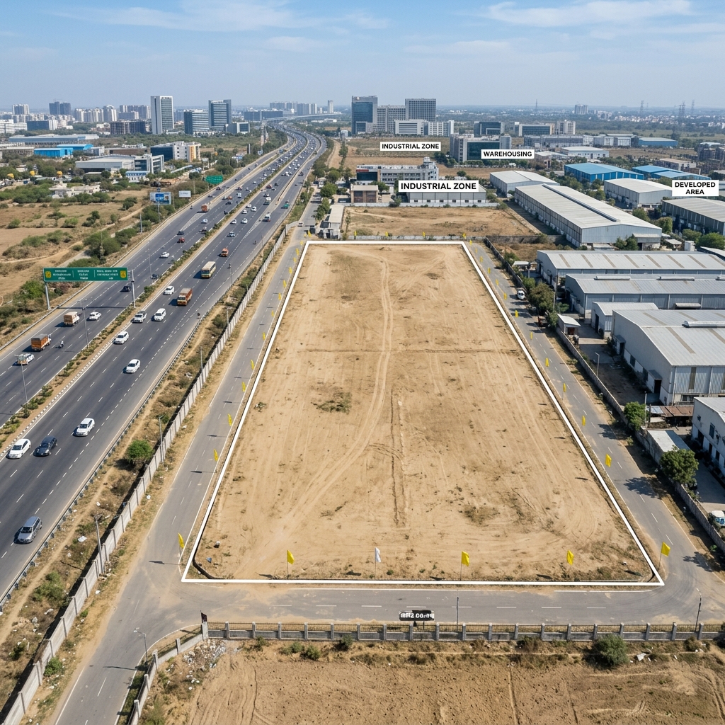 Dwarka Expressway Commercial Plot – Main View